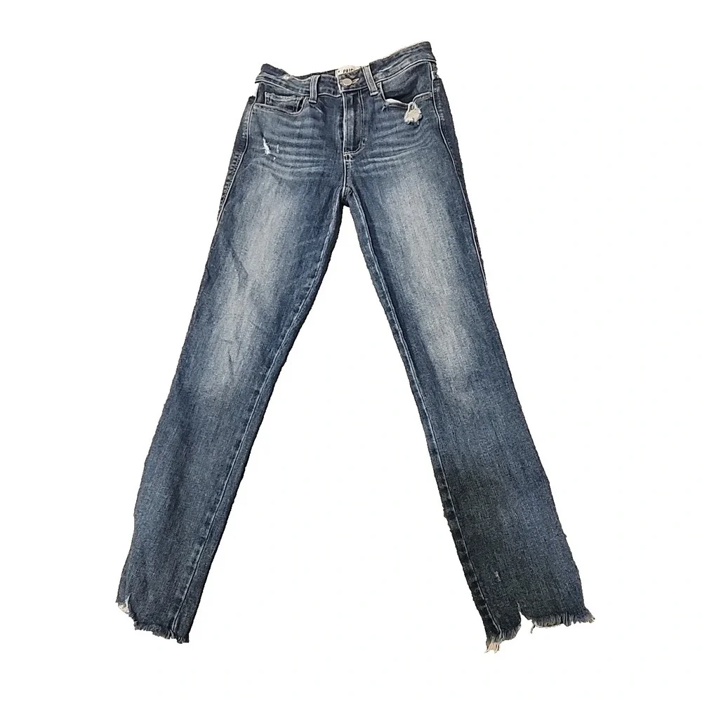 Vintage Y2K Paige Jeans Womens‎ 26 Hoxton Ankle Skinny Stretch Denim Spandex